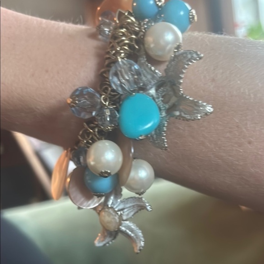 Elegant Starfish Charm Bracelet